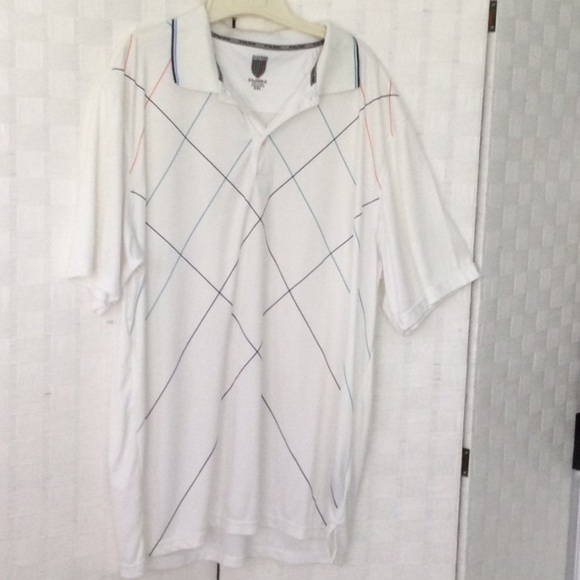 Mens Faldo Mens Golf  Shirt size XXL short sleeves color White.           #249 - Picture 1 of 8